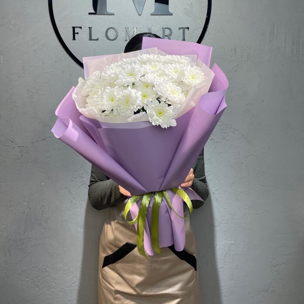 Моно букет из хризантем